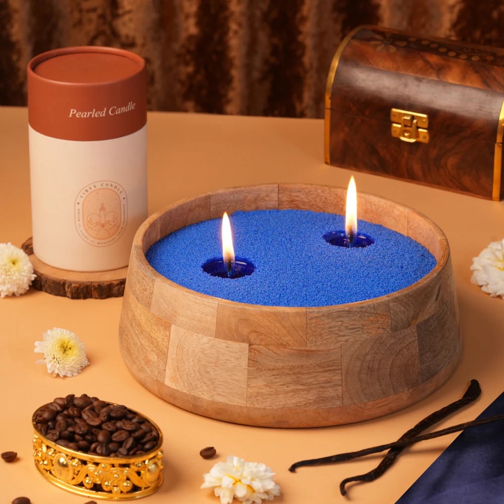 Vibes pearled candle